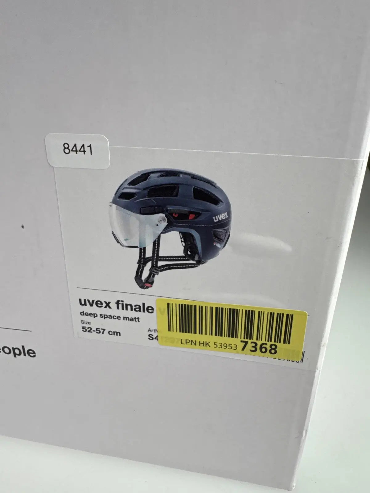 uvex Finale Visor V Fahrradhelm - Größe 52-57cm #8441