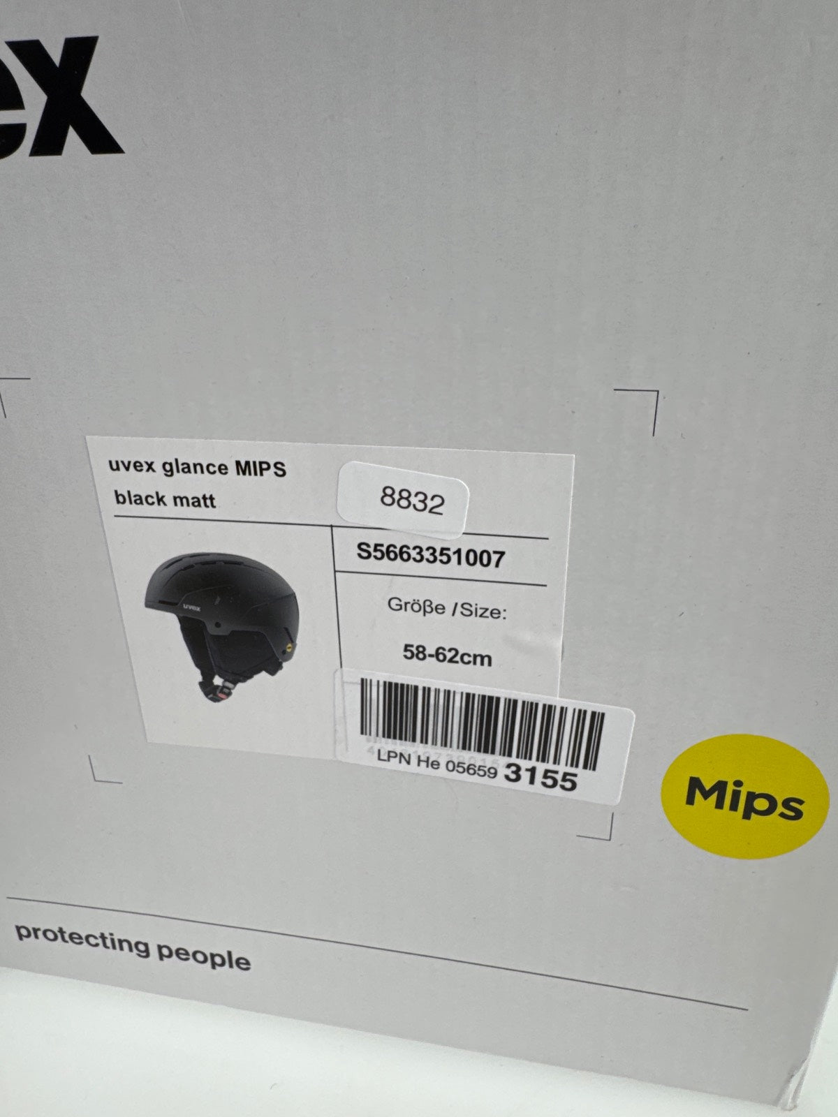 uvex Glance MIPS Skihelm - Größe 58-62cm #8832 