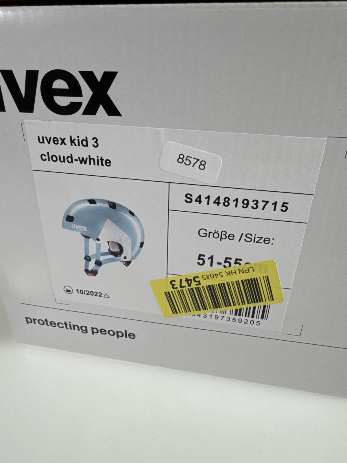 uvex Kid 3 Fahrradhelm - Größe 51-55cm #8578 