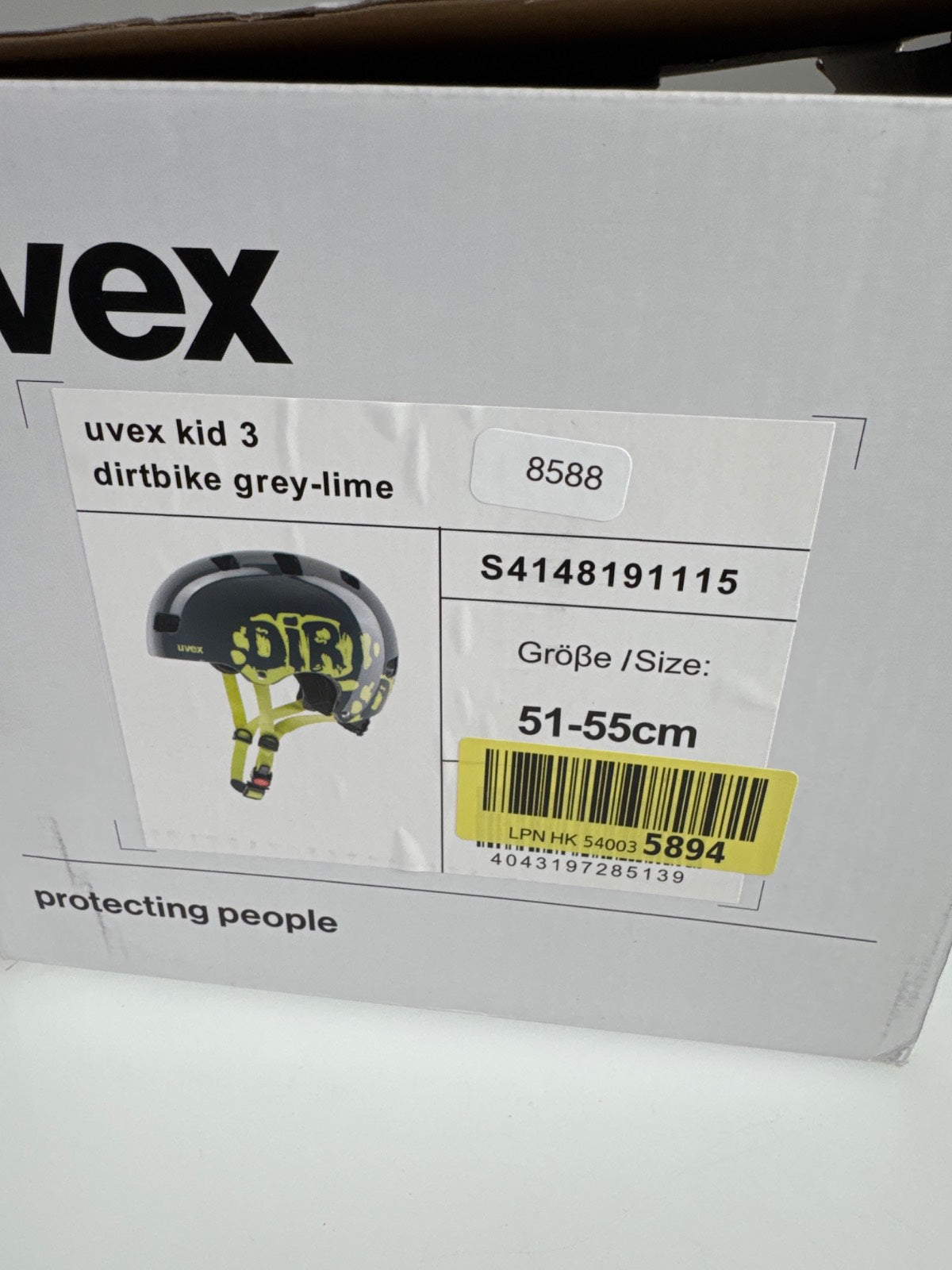 uvex Kid 3 Fahrradhelm - Größe 51-55cm #8588 