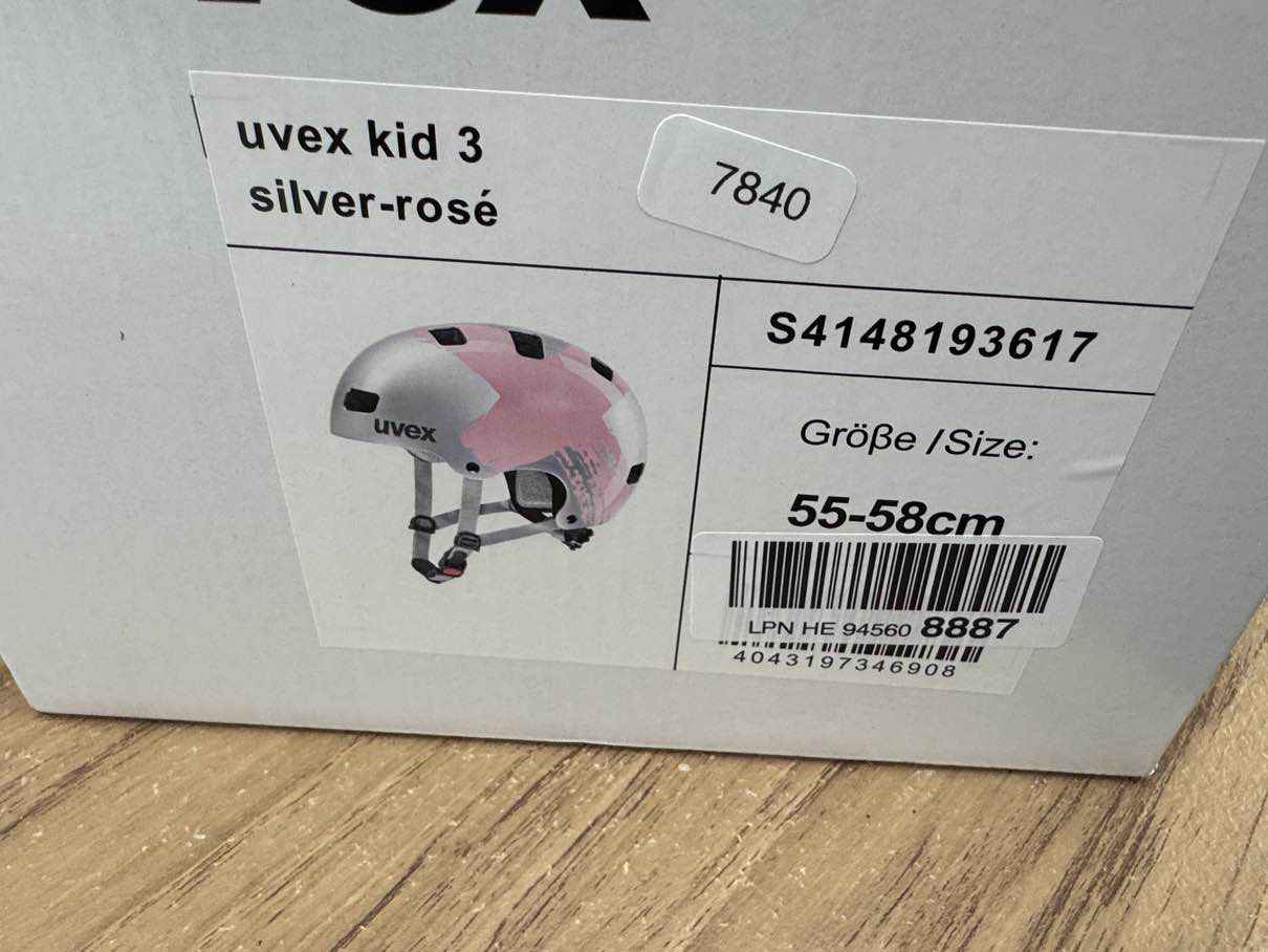 uvex Kid 3 Fahrradhelm - Größe 55-58 cm #7840 - Black Forest Deals