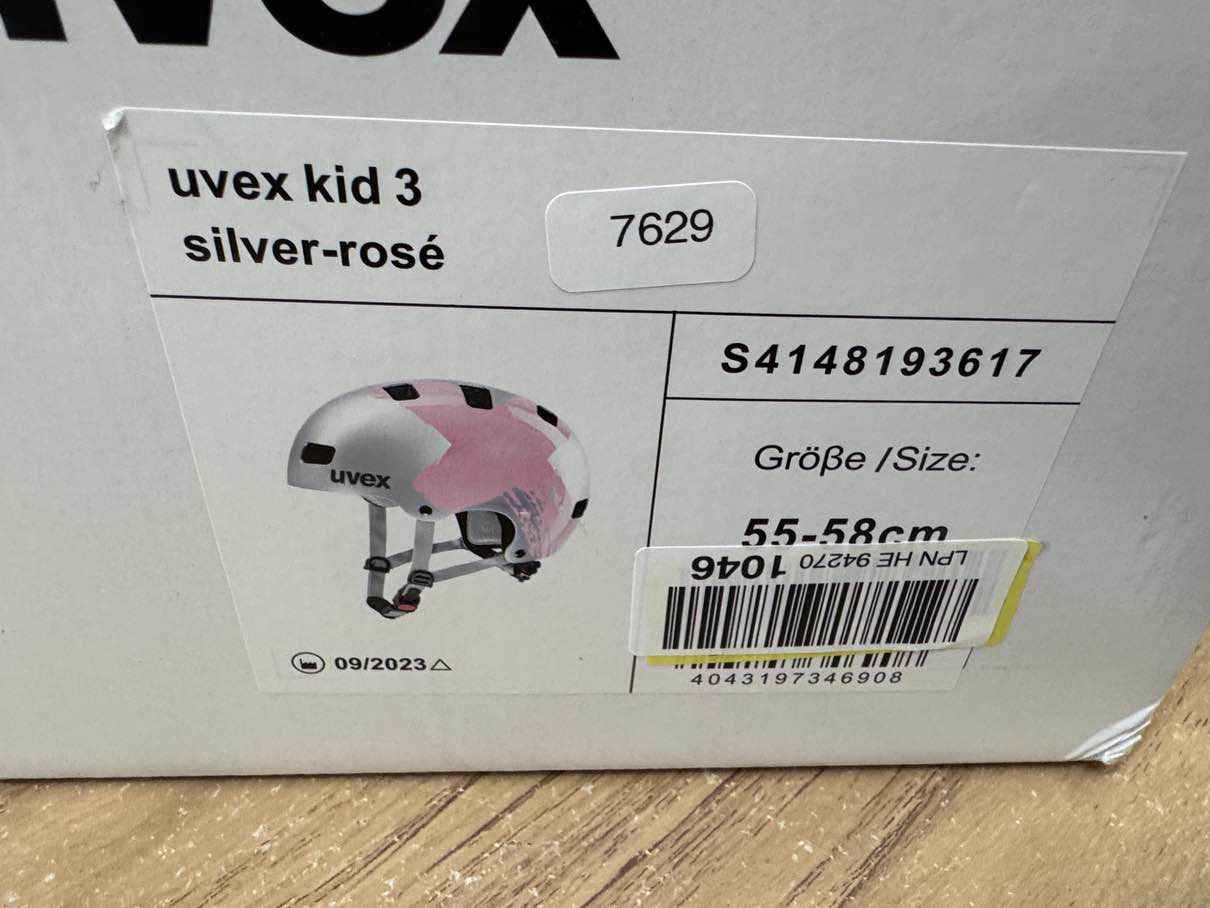 uvex Kid 3 Fahrradhelm - Größe 55-58cm #7629 - Black Forest Deals