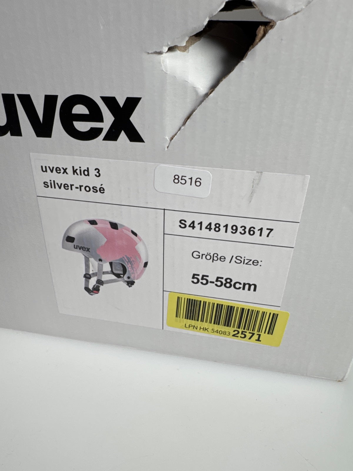 uvex Kid 3 Fahrradhelm - Größe 55-58cm #8516 