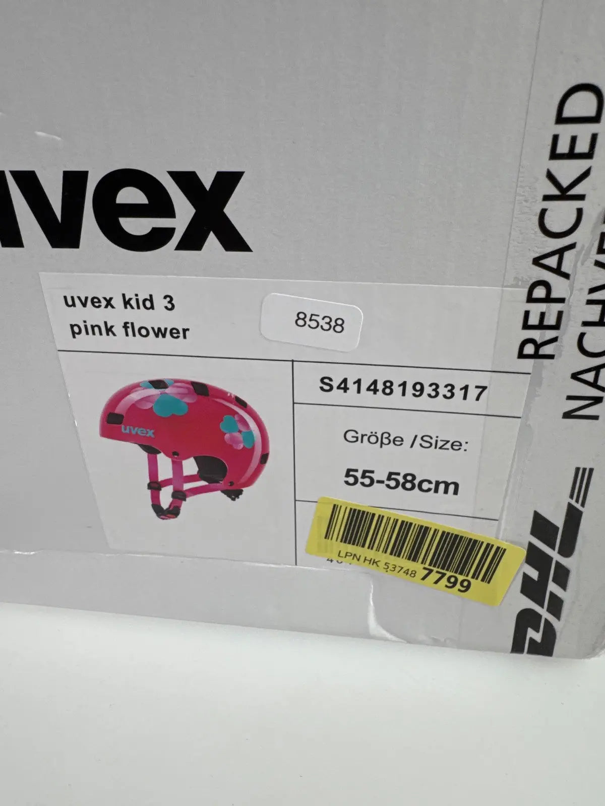 uvex Kid 3 Fahrradhelm - Größe 55-58cm #8538 