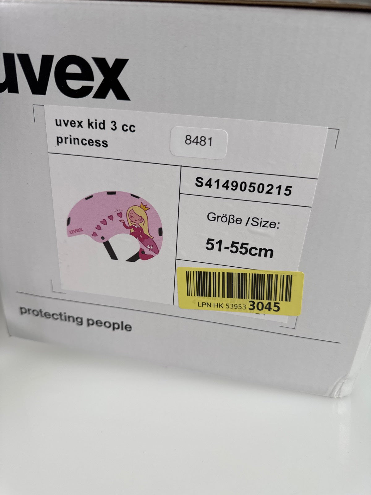 uvex Kid 3 cc Fahrradhelm - Größe 51-55cm #8481 