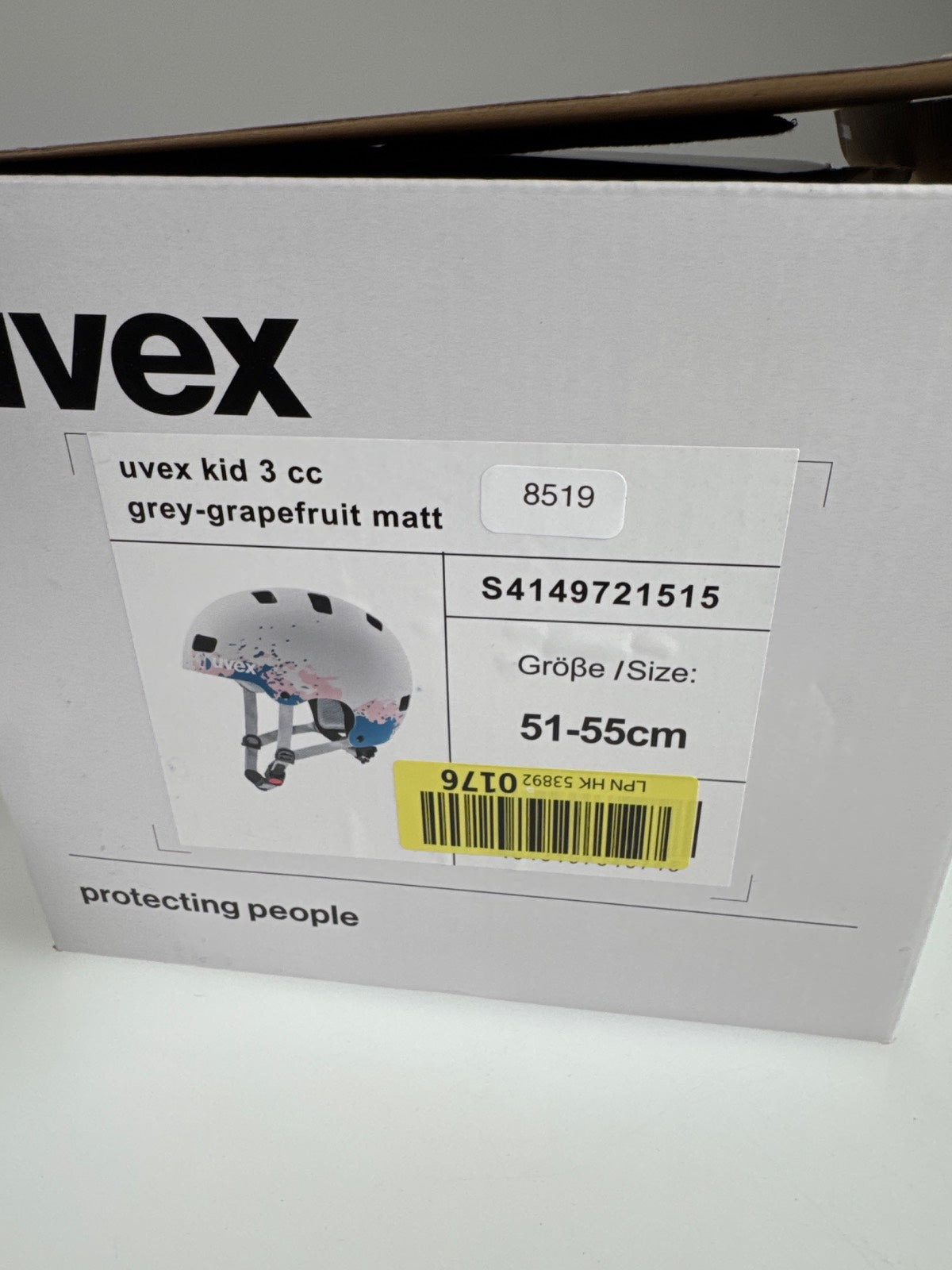 uvex Kid 3 cc Fahrradhelm - Größe 51-55cm #8519 