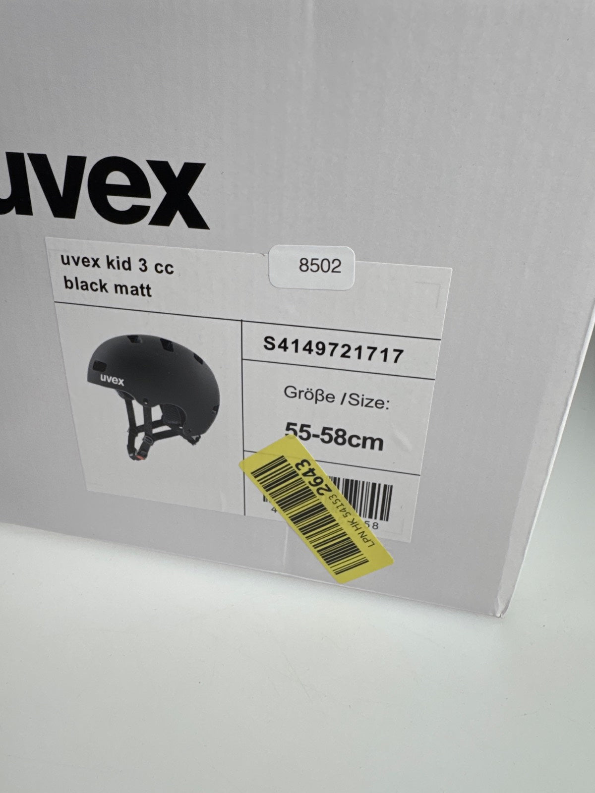 uvex Kid 3 cc Fahrradhelm - Größe 55-58cm #8502 
