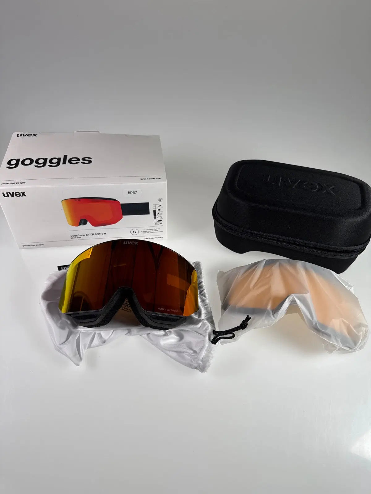 uvex Lace Attact Skibrille - magnetischer Scheibenwechsel #8967 