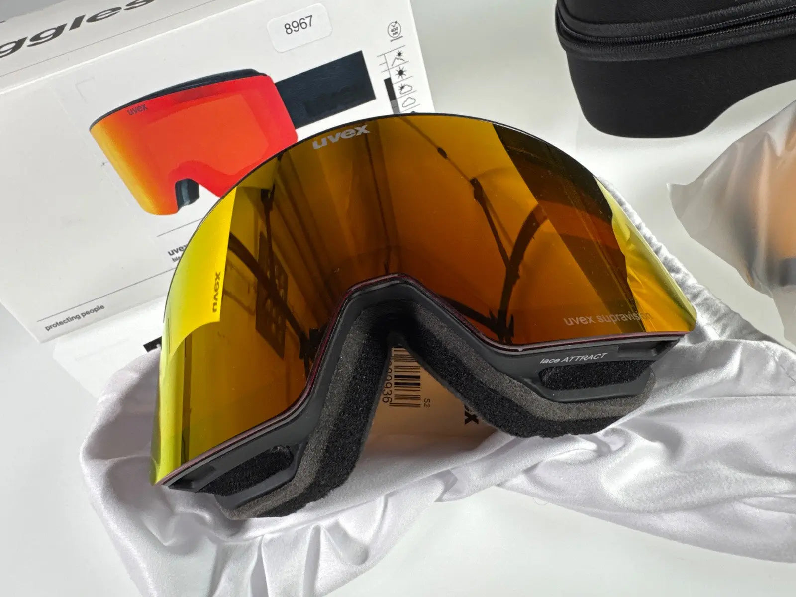 uvex Lace Attact Skibrille - magnetischer Scheibenwechsel #8967 