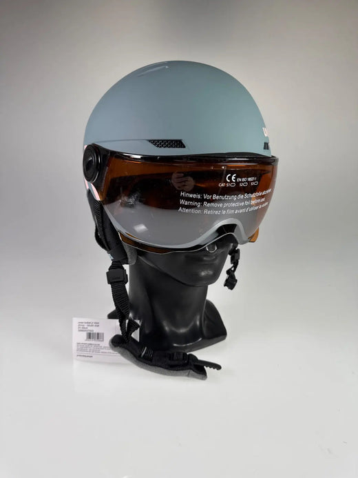 uvex Rocket Jr Visor Skihelm - Größe 51-55cm #8764 