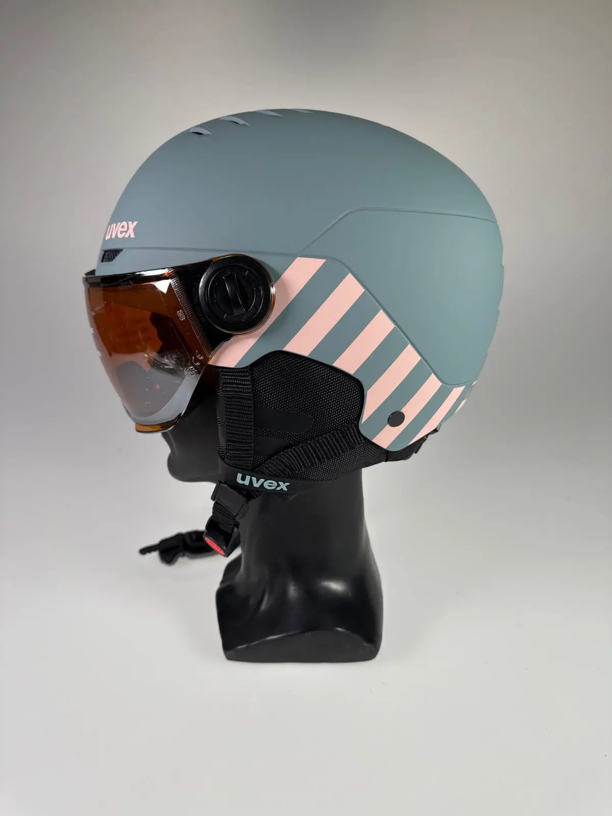 uvex Rocket Jr Visor Skihelm - Größe 51-55cm #8764 