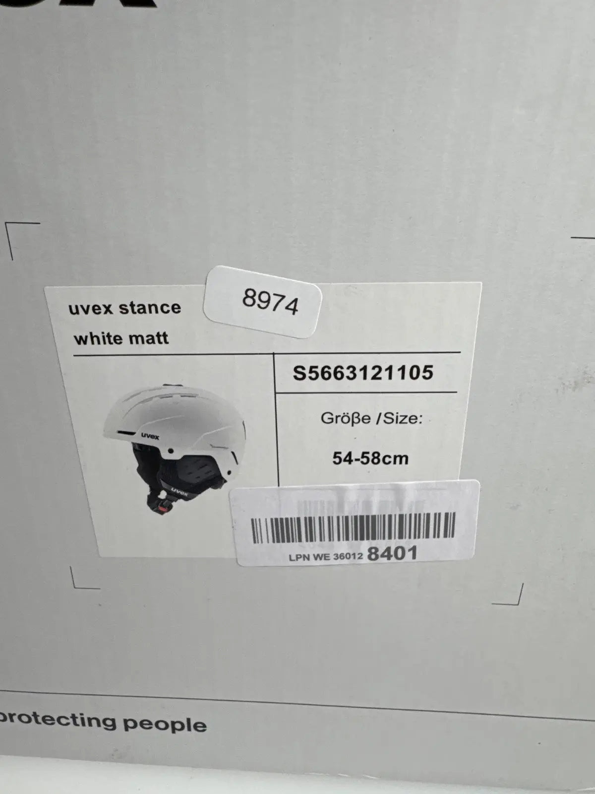 uvex Stance Heavy Duty Skihelm - Größe 54-58cm #8974 