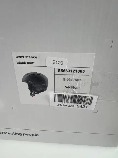 uvex Stance Heavy Duty Skihelm - Größe 54-58cm #9128