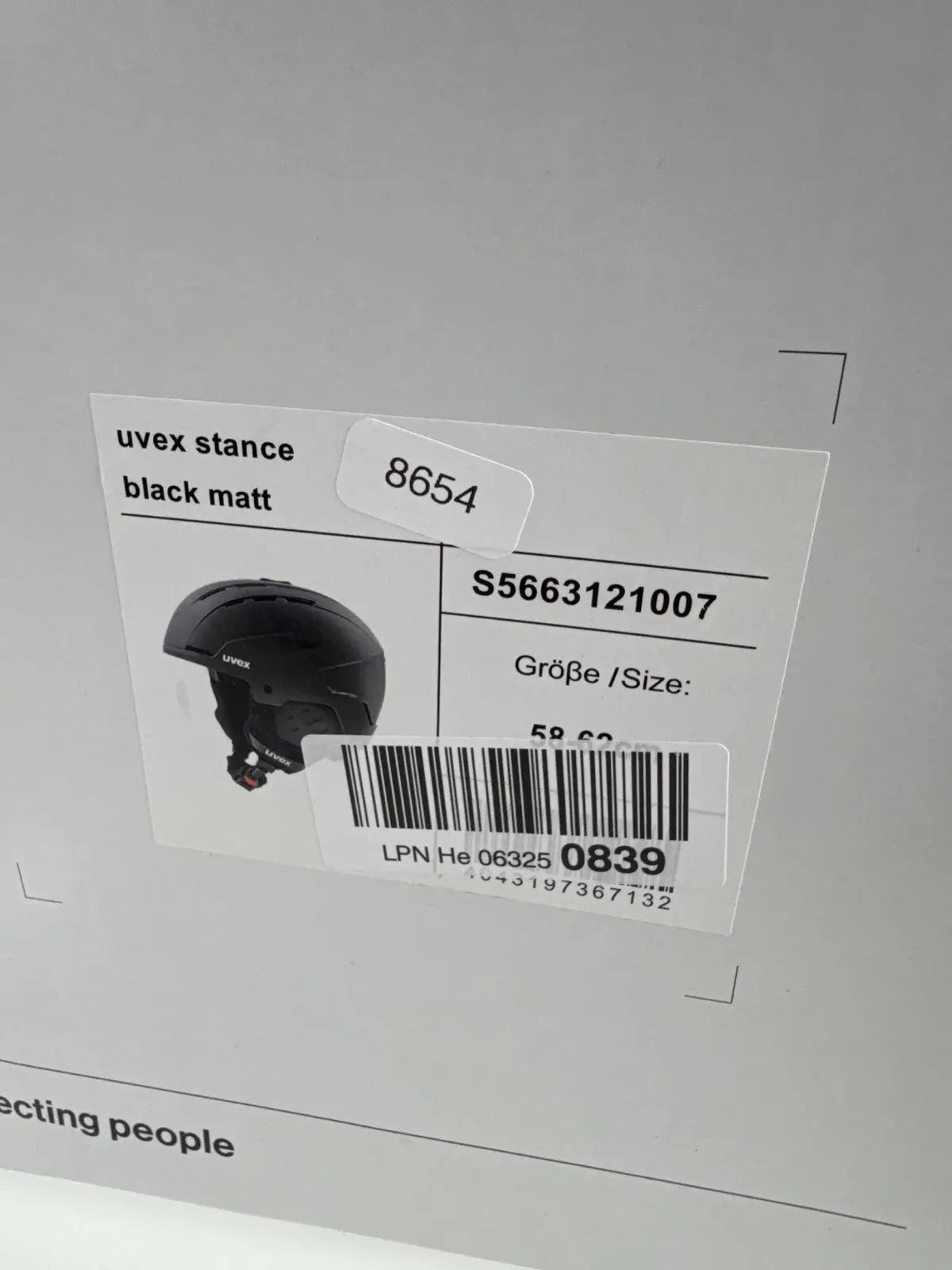 uvex Stance Heavy Duty Skihelm - Größe 58-62cm #8654 