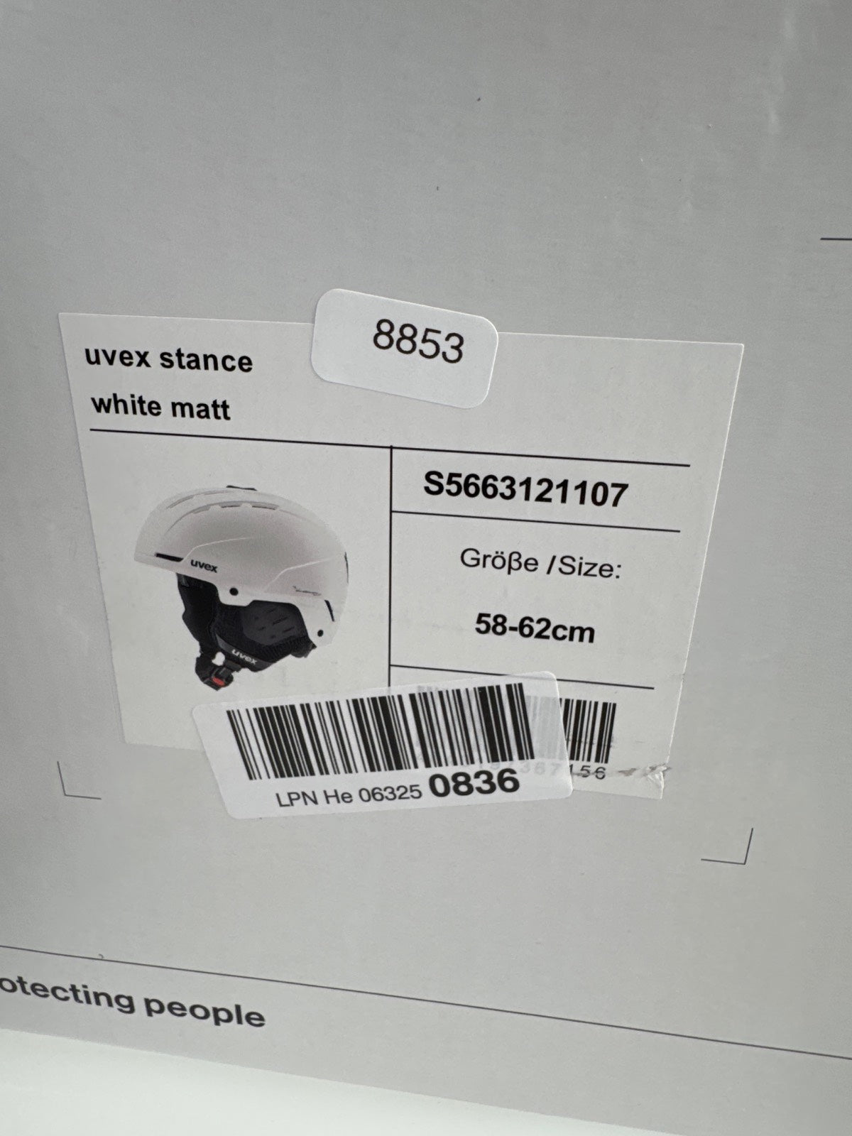 uvex Stance Skihelm - Größe 58-62cm #8853 