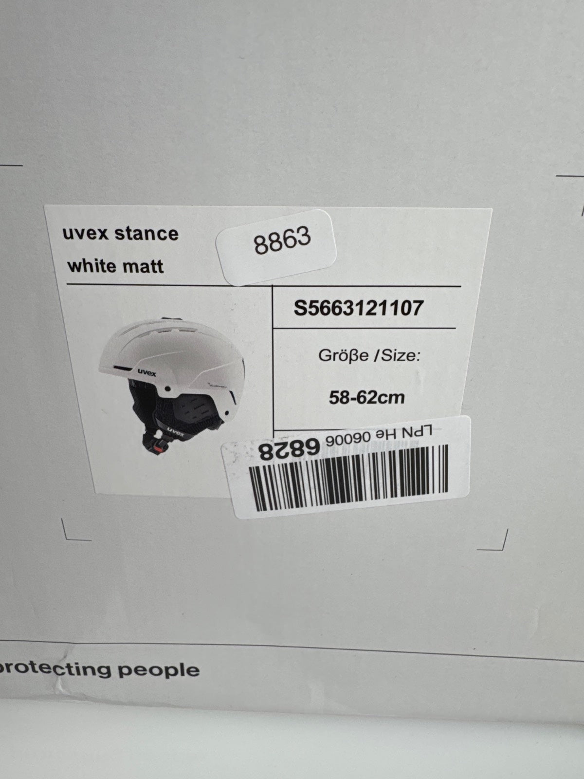 uvex Stance Skihelm - Größe 58-62cm #8863 