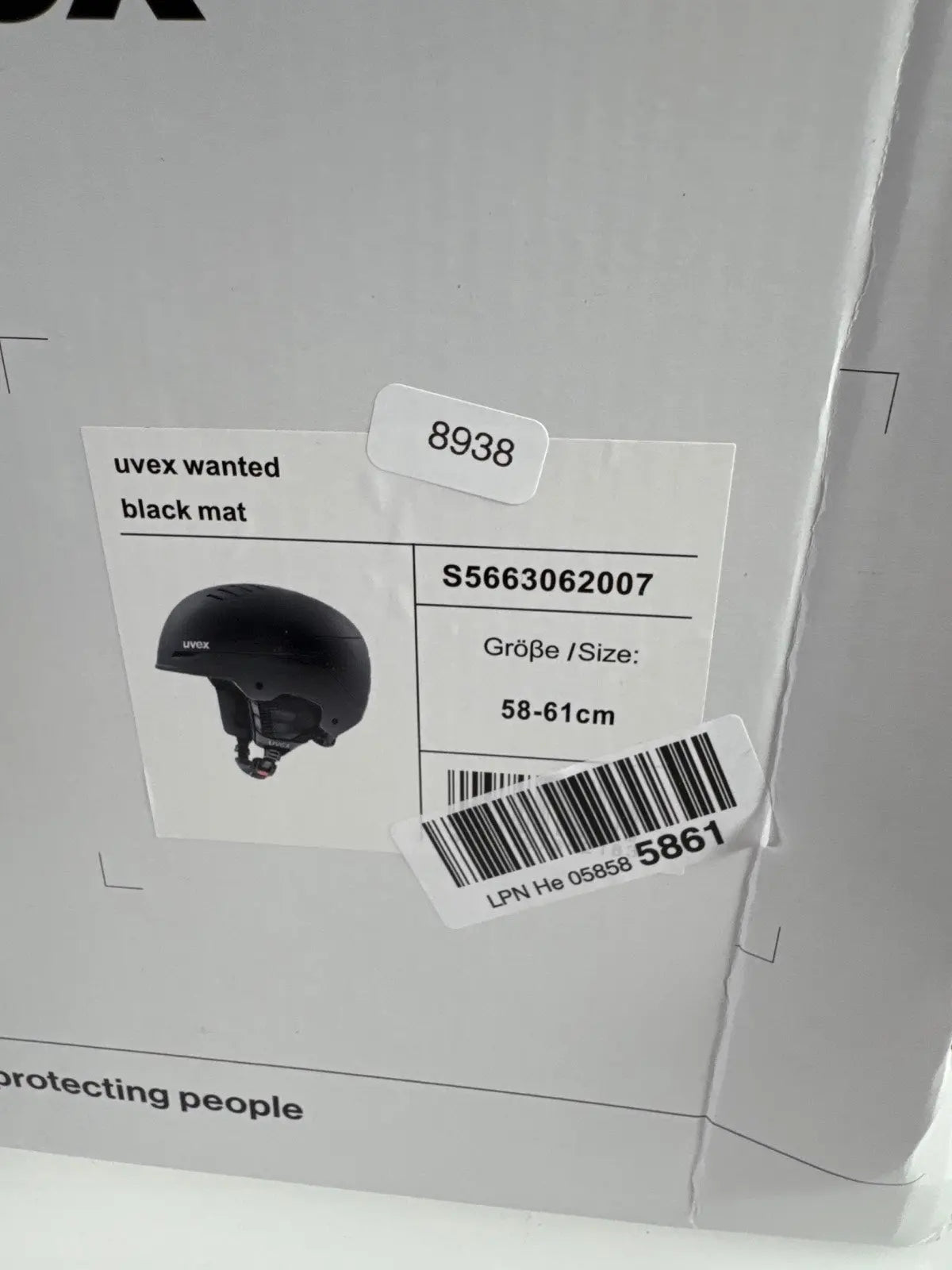 uvex Wanted Skihelm - Größe 58-61cm #8938 