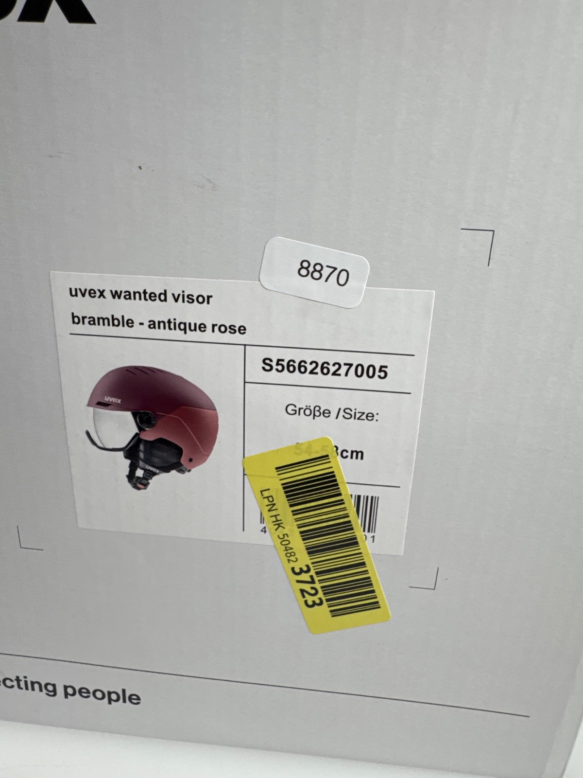uvex Wanted Visor Skihelm - Größe 54-58cm #8870 
