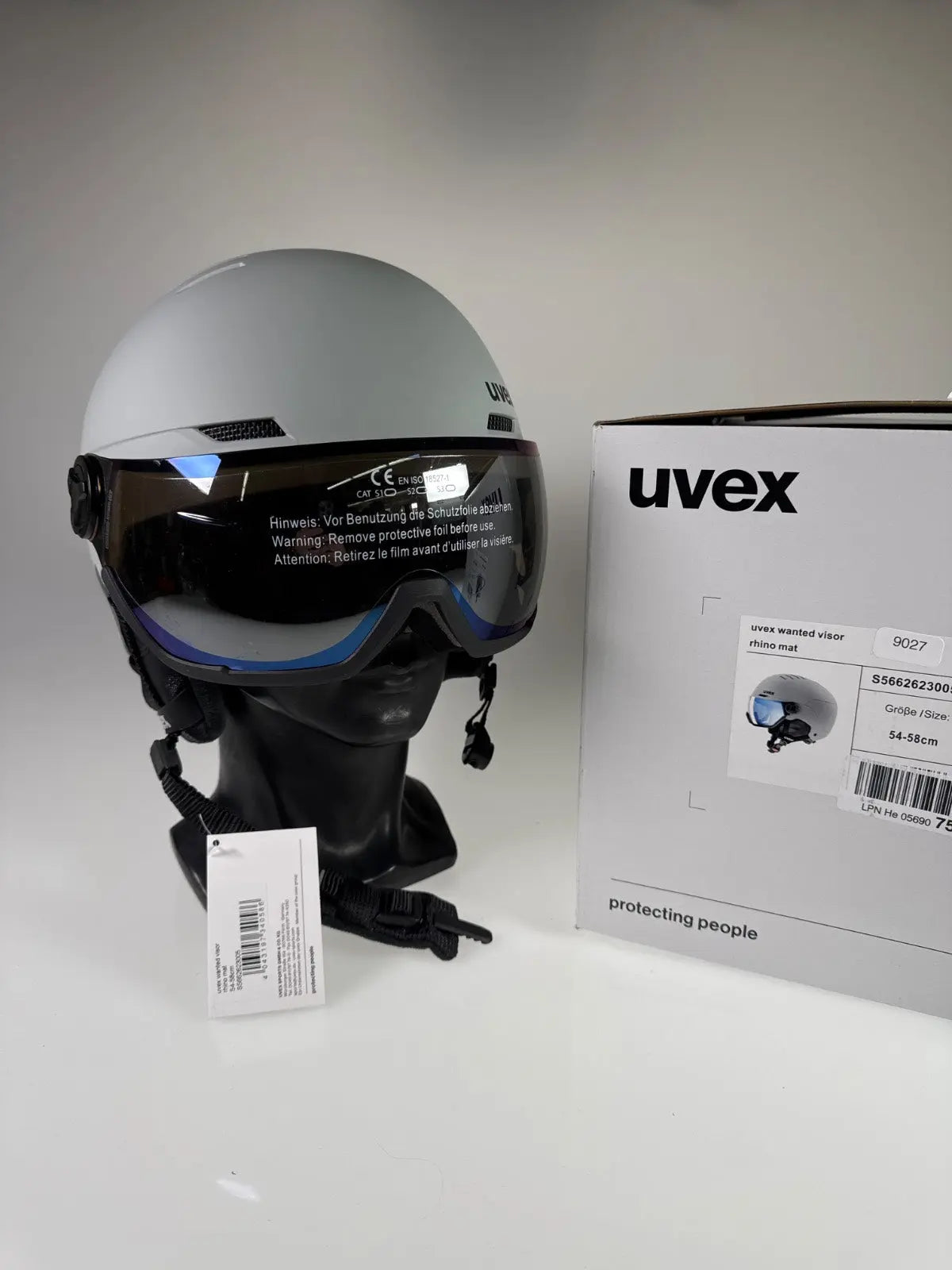 uvex Wanted Visor Skihelm - Größe 54-58cm #9027