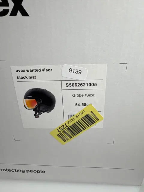 uvex Wanted Visor Skihelm - Größe 54-58cm #9139