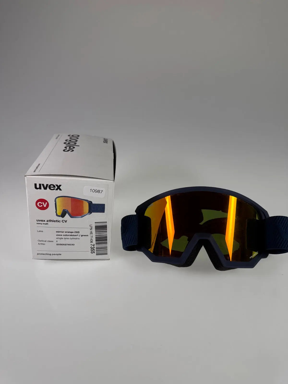 uvex athletic CV Skibrille - Anti-Fog, Kontrast #10987 