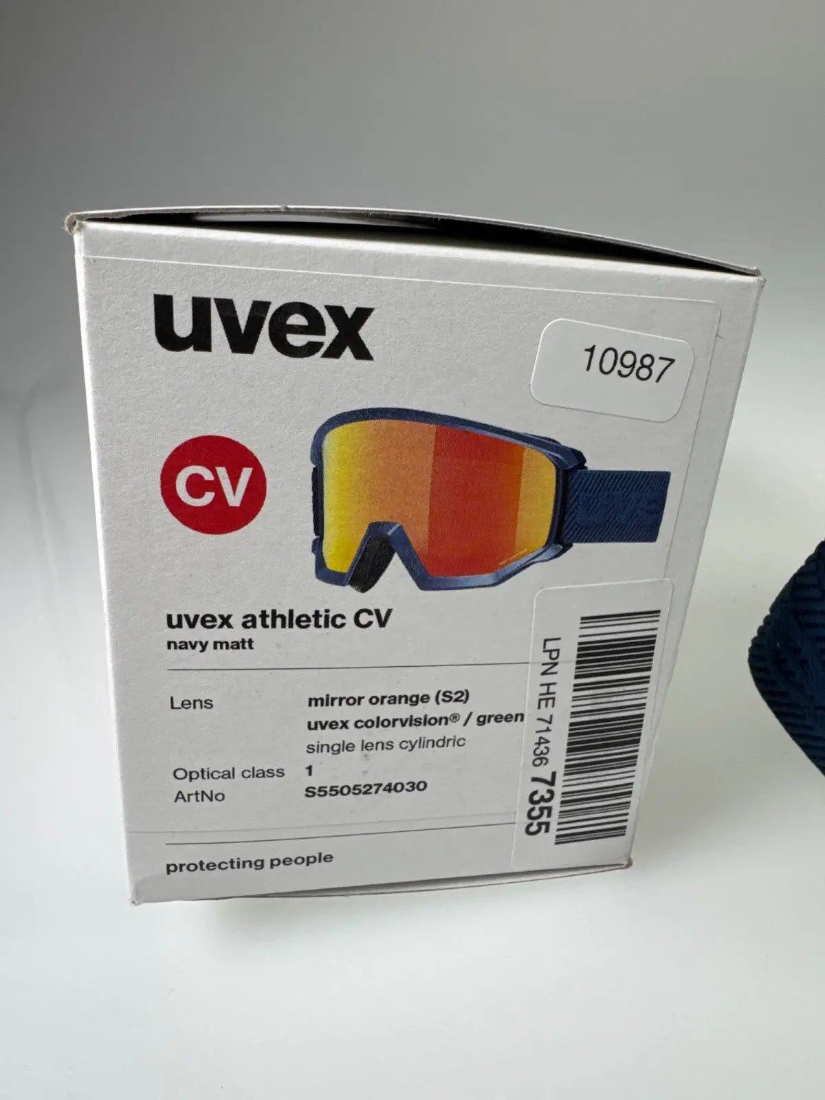 uvex athletic CV Skibrille - Anti-Fog, Kontrast #10987 