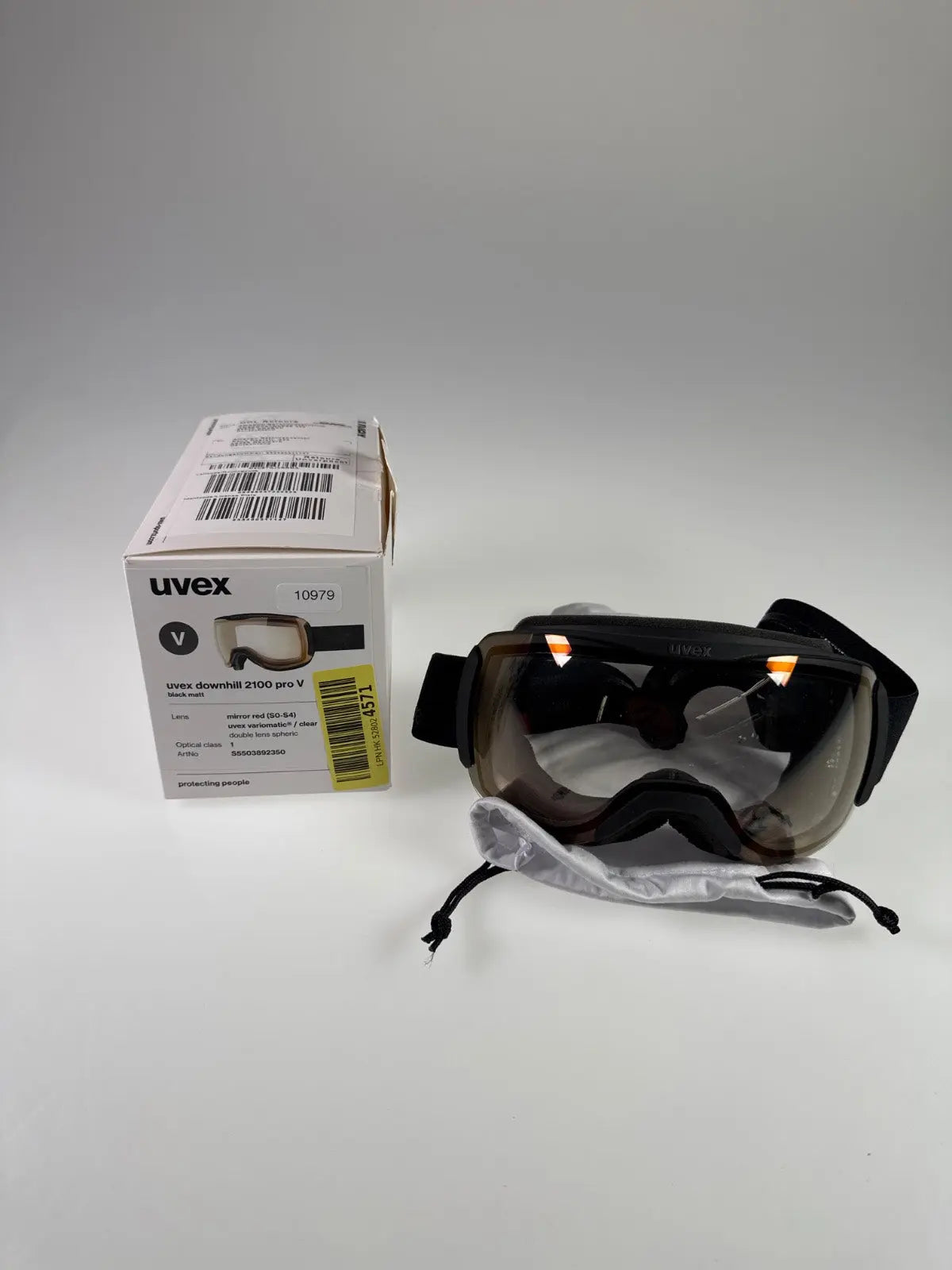 uvex downhill 2100 pro V Skibrille selbsttönend Anti-Fog #10979 