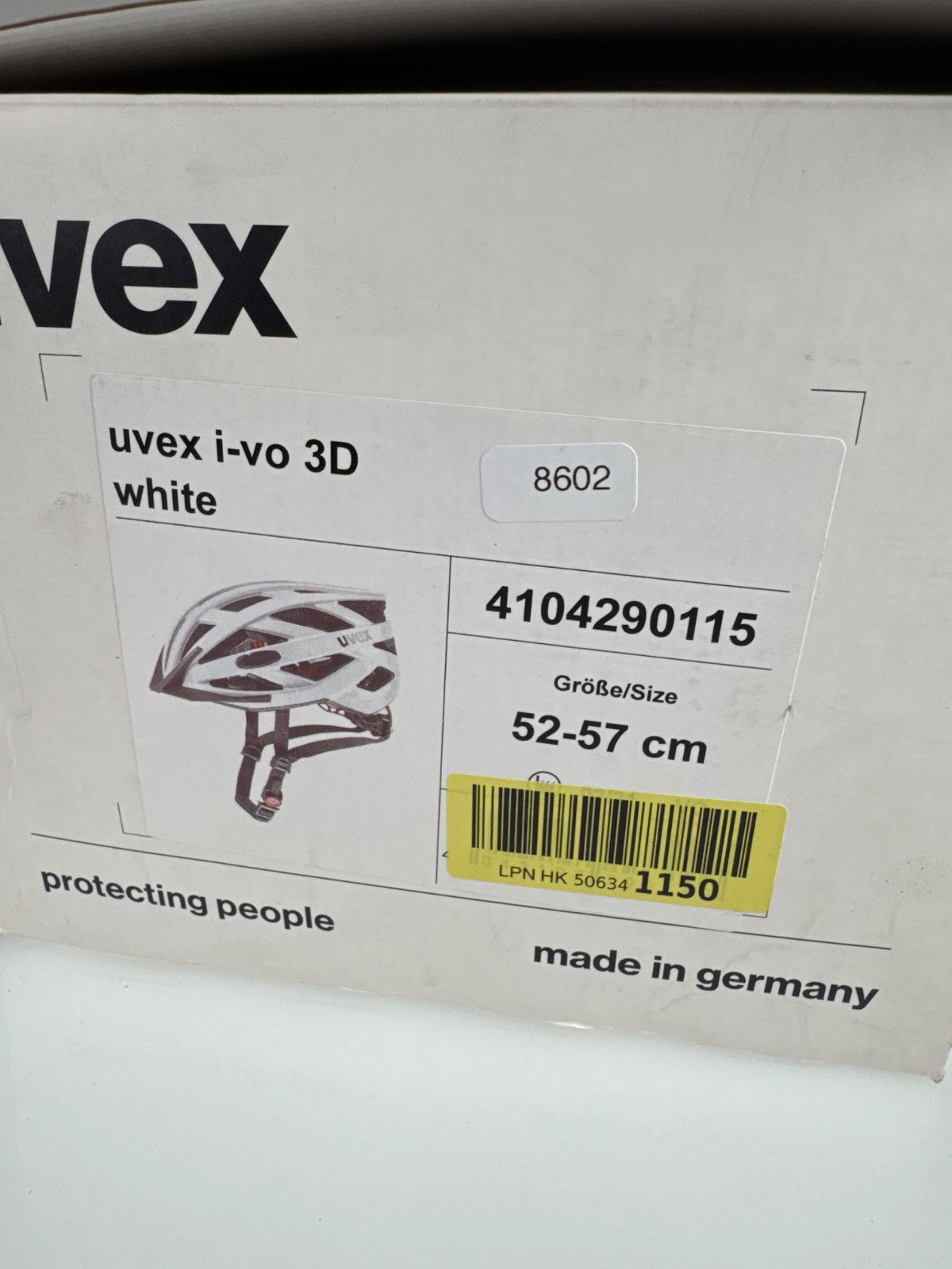 uvex i-vo 3D Fahrradhelm - Größe 52-57cm #8602 