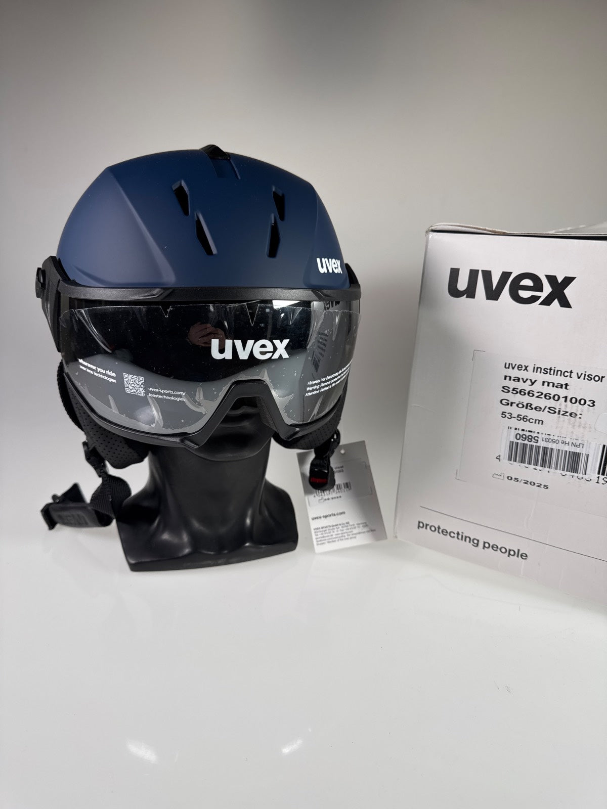 uvex instinct visor Skihelm - Größe 53-56cm #8883 
