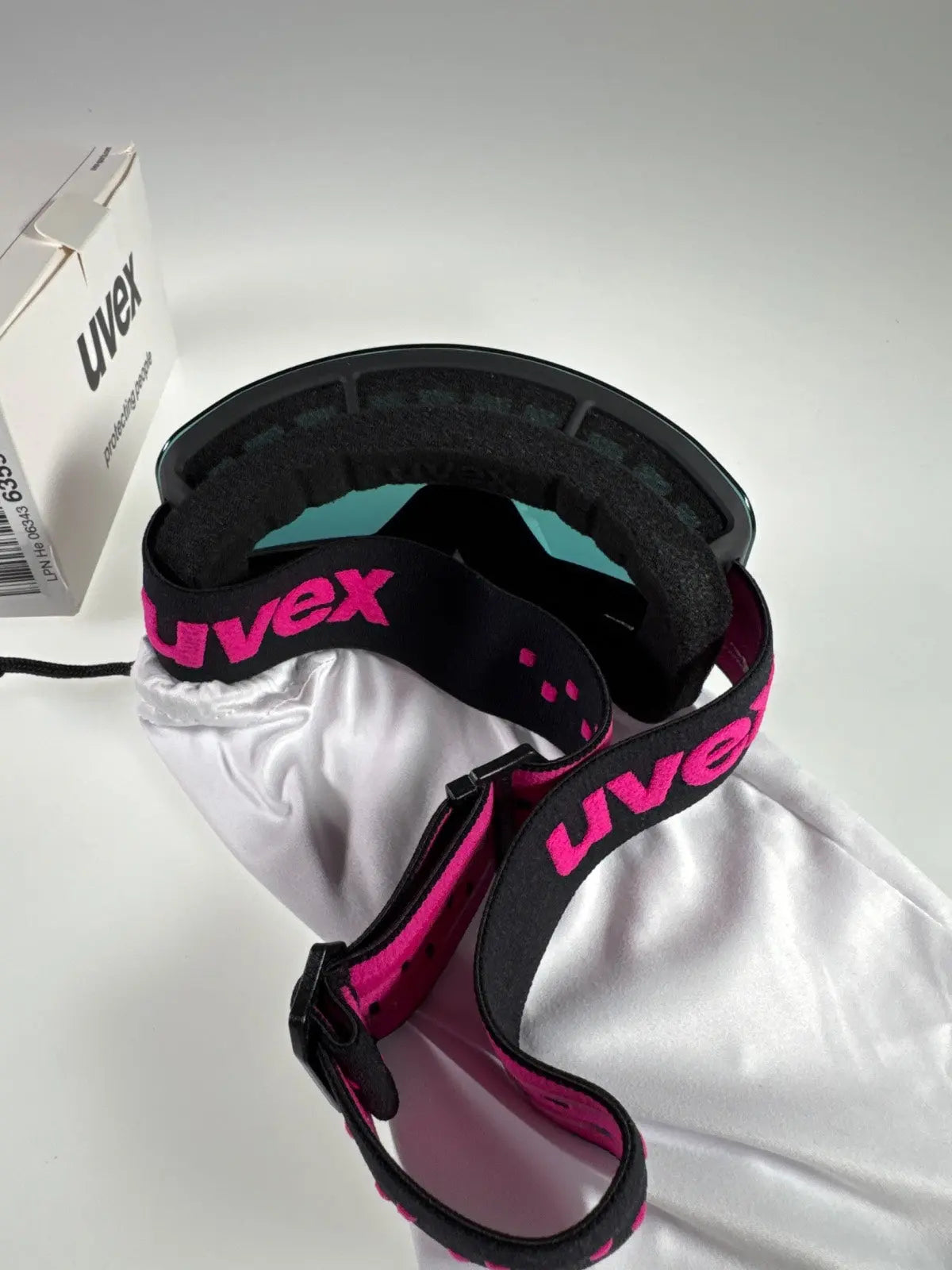 uvex pwdr FM Skibrille verspiegelt Anti-Fog - black/green #10981 