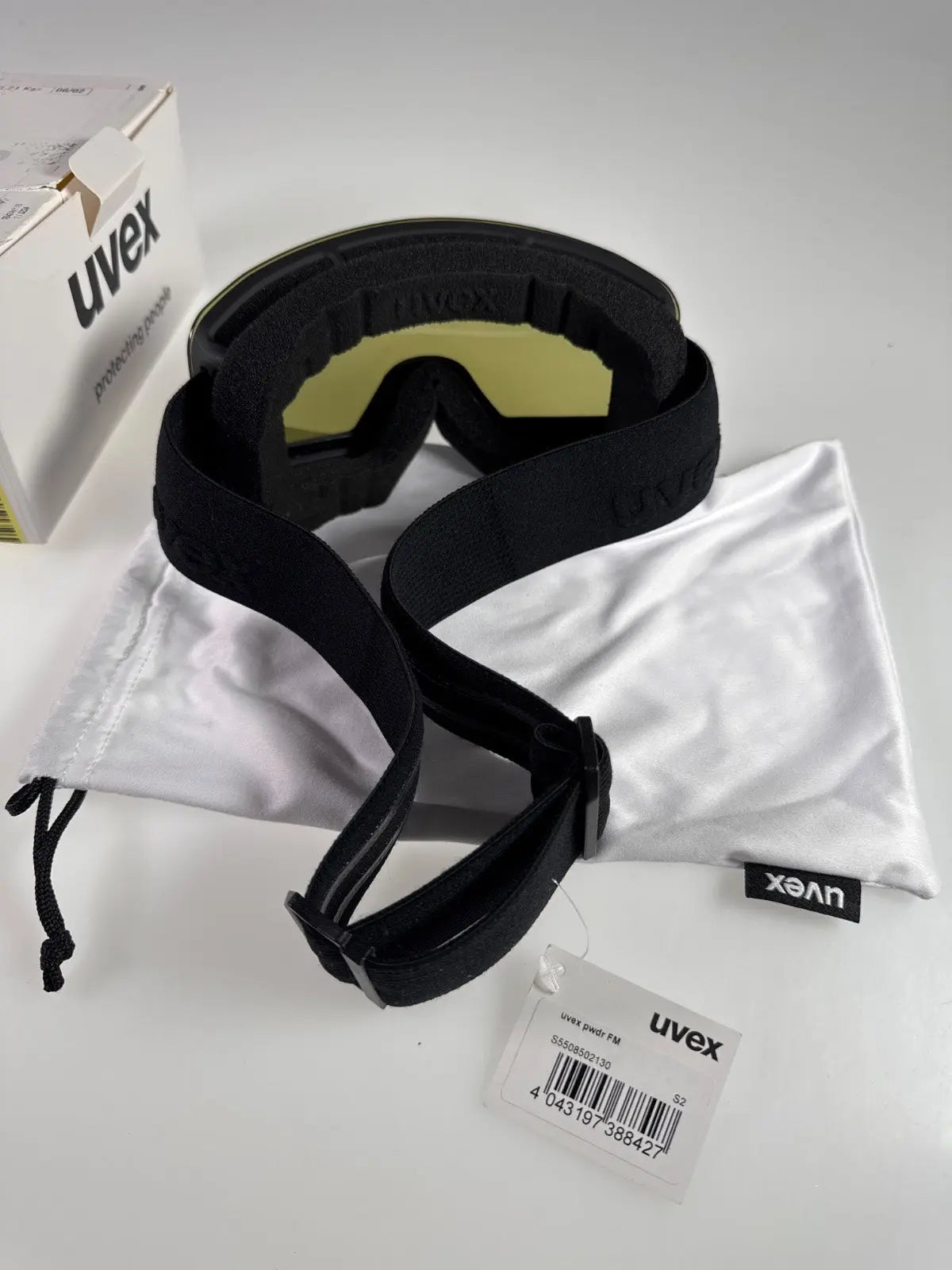 uvex pwdr FM Skibrille verspiegelt - Matte Black/Ruby #10969 