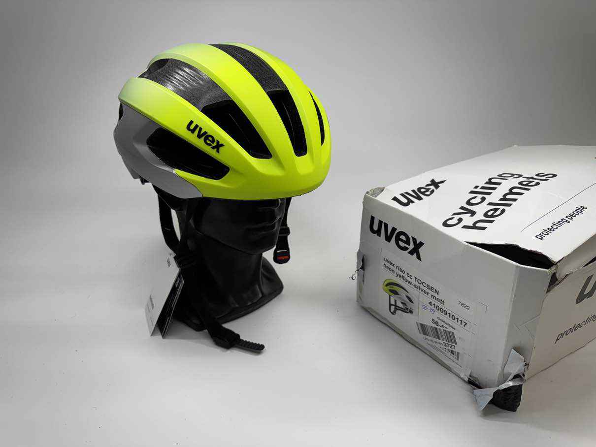 uvex rise cc Tocsen Fahrradhelm - Größe 56-59cm #7822 - Black Forest Deals