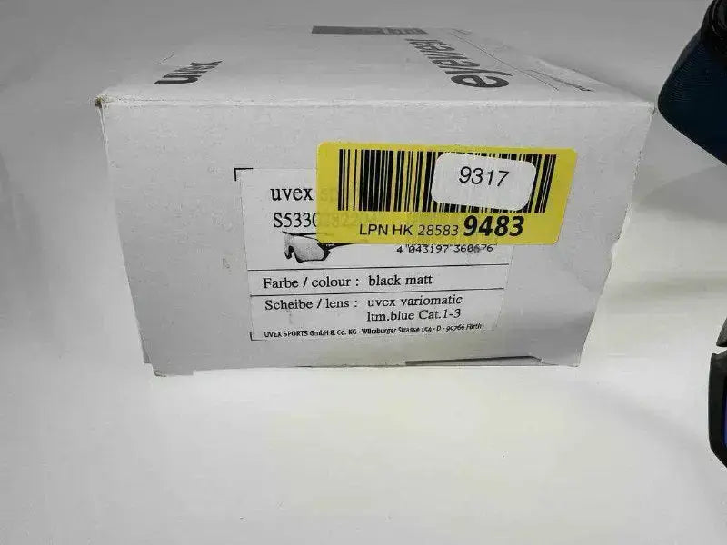 uvex sportstyle 231 2.0 V Sportbrille variomatic black mat blau #9317 