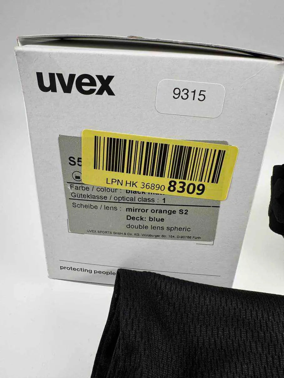 uvex topic FM sphere Skibrille schwarz mirror orange verspiegelt #9315 