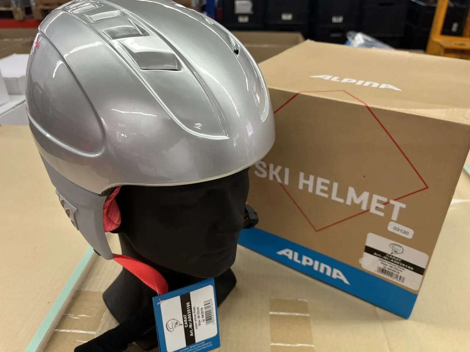 ALPINA Carat Skihelm - Größe 48-52cm #3120 - Black Forest Deals